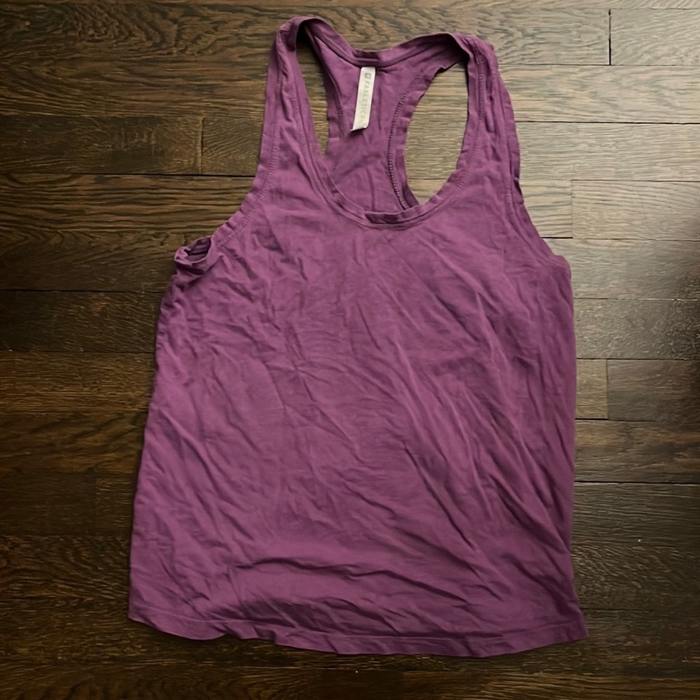 Fabletics purple racerback tank